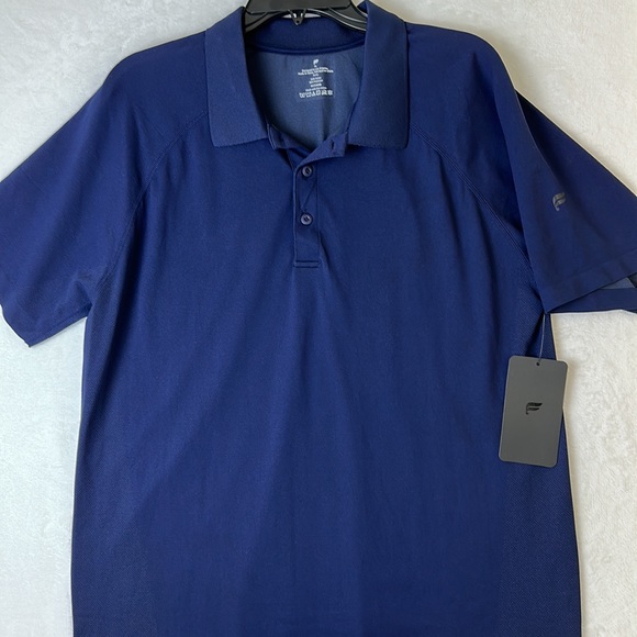 Fabletics Mens The Training Day Polo Navy Size XL NWT - Picture 3 of 10